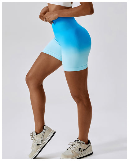 Gradient Seamless Yoga Shorts