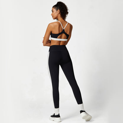 High Waist Hip Lift Pants & Sports Bra Fitness Suit