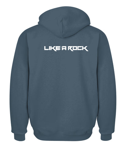 Men's Like A Rock Zipped Hoodie 