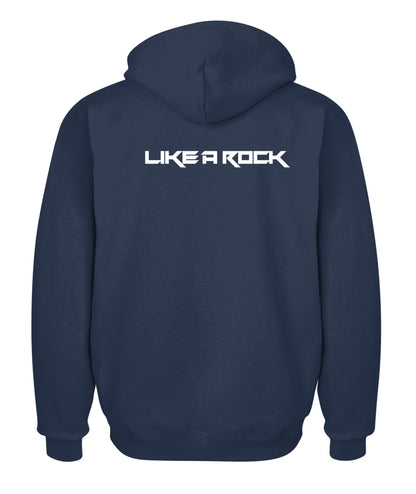 Men's Like A Rock Zipped Hoodie 