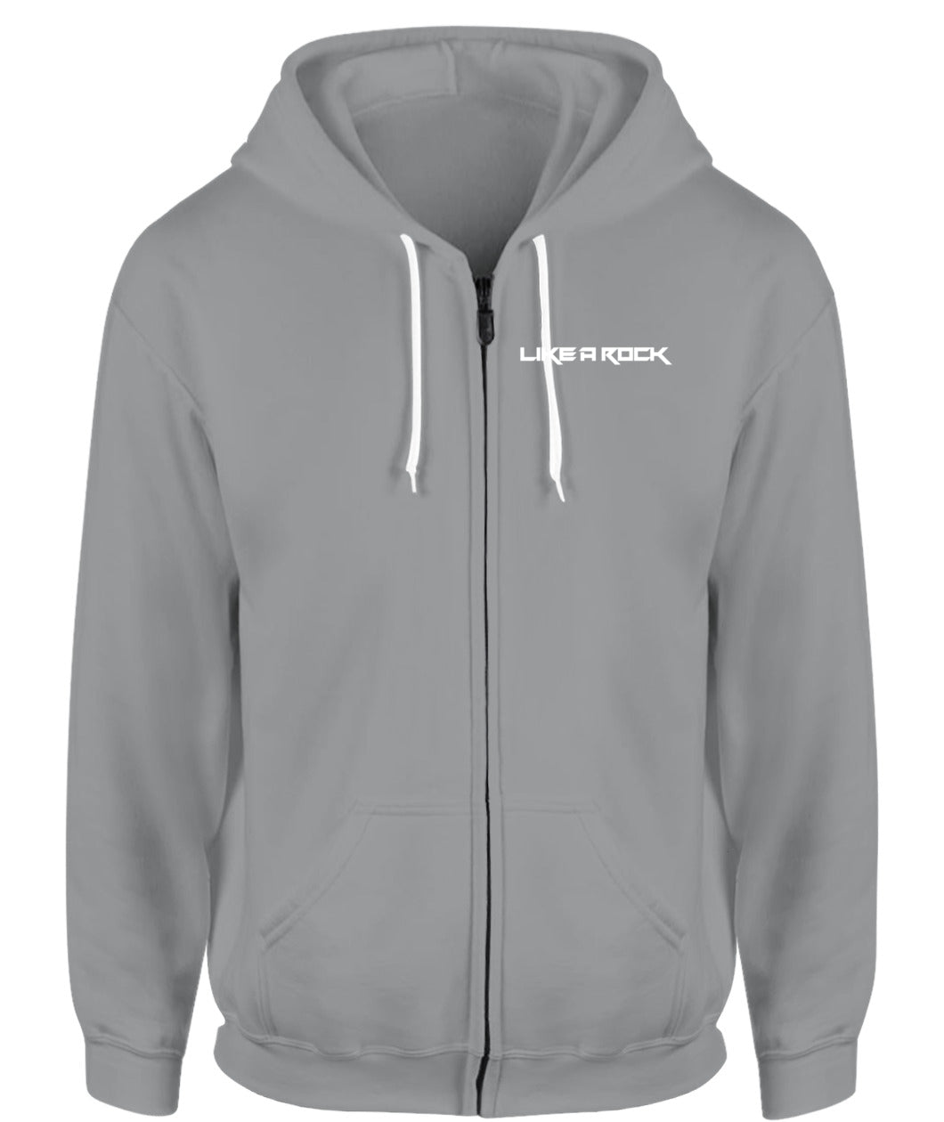 Men's Like A Rock Zipped Hoodie 