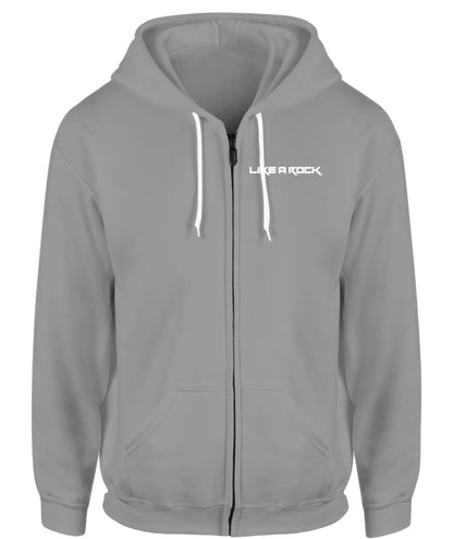 Men's Like A Rock Zipped Hoodie 