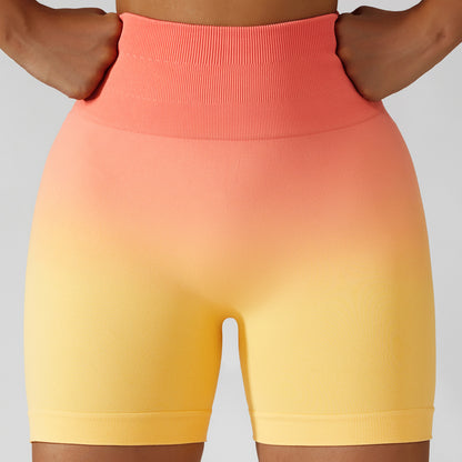 Gradient Seamless Yoga Shorts