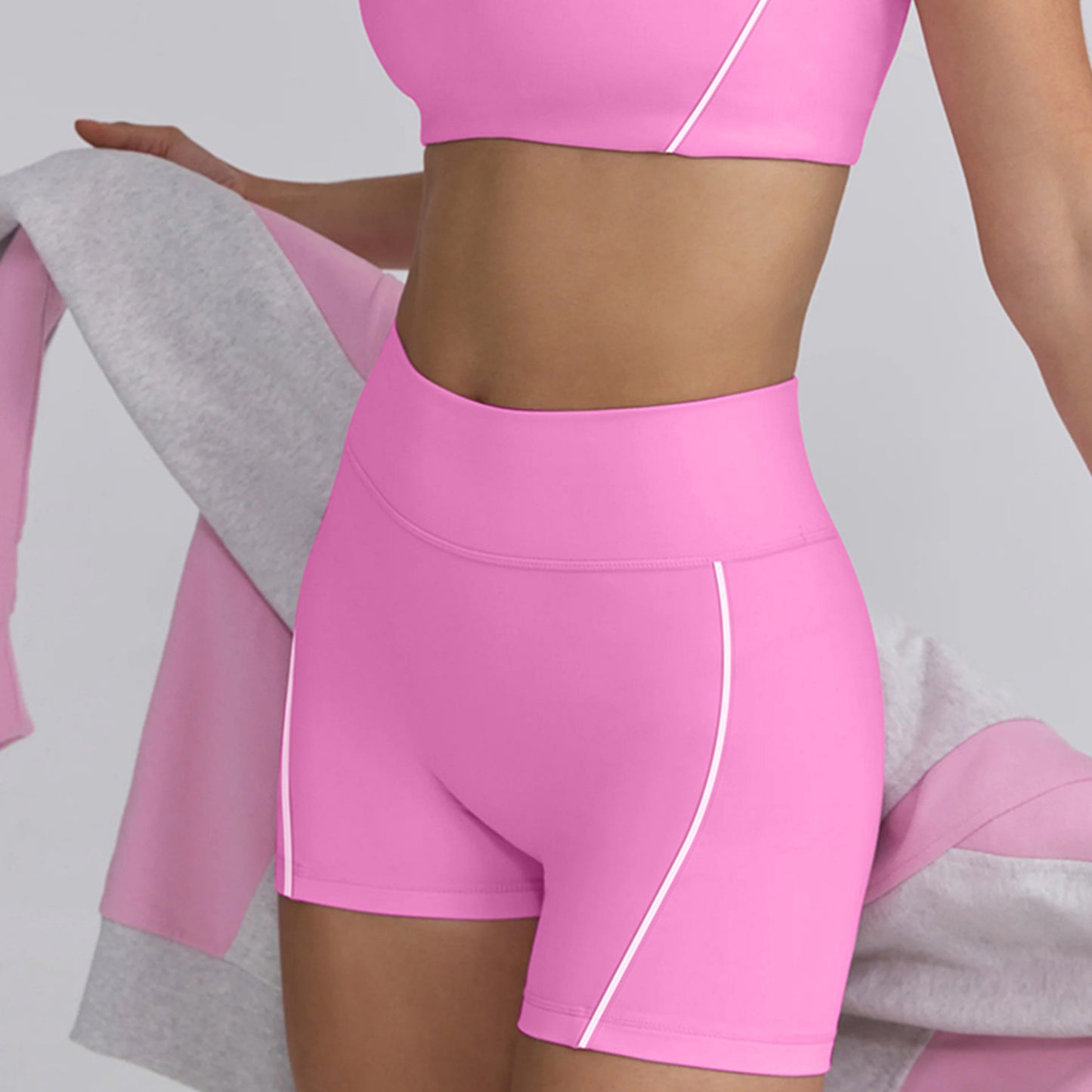 High Waist Hip Lift Workout Shorts