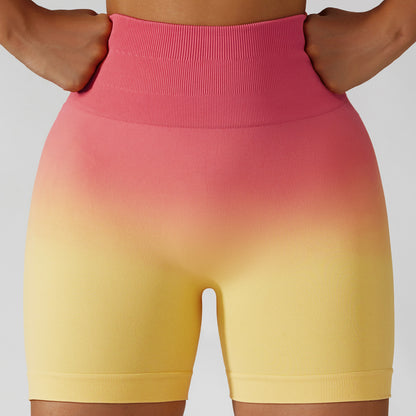 Gradient Seamless Yoga Shorts