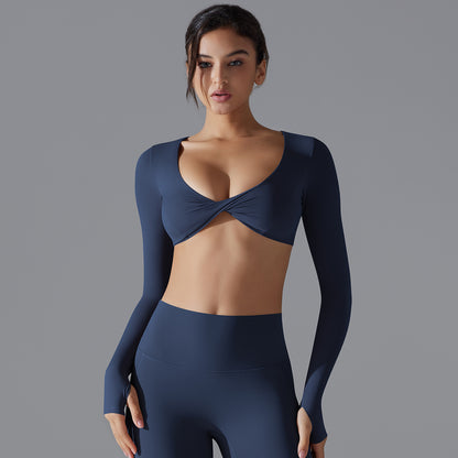 Trendy Sports Push Up Long Sleeve Top