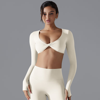 Trendy Sports Push Up Long Sleeve Top