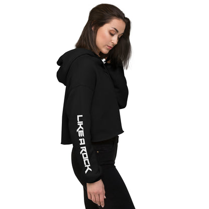 Women's Like A Rock Crop Hoodie V1