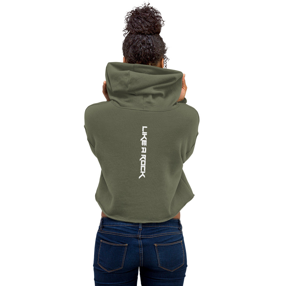 Women's Like A Rock Crop Hoodie V2