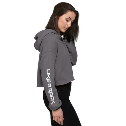 Women's Like A Rock Crop Hoodie V1